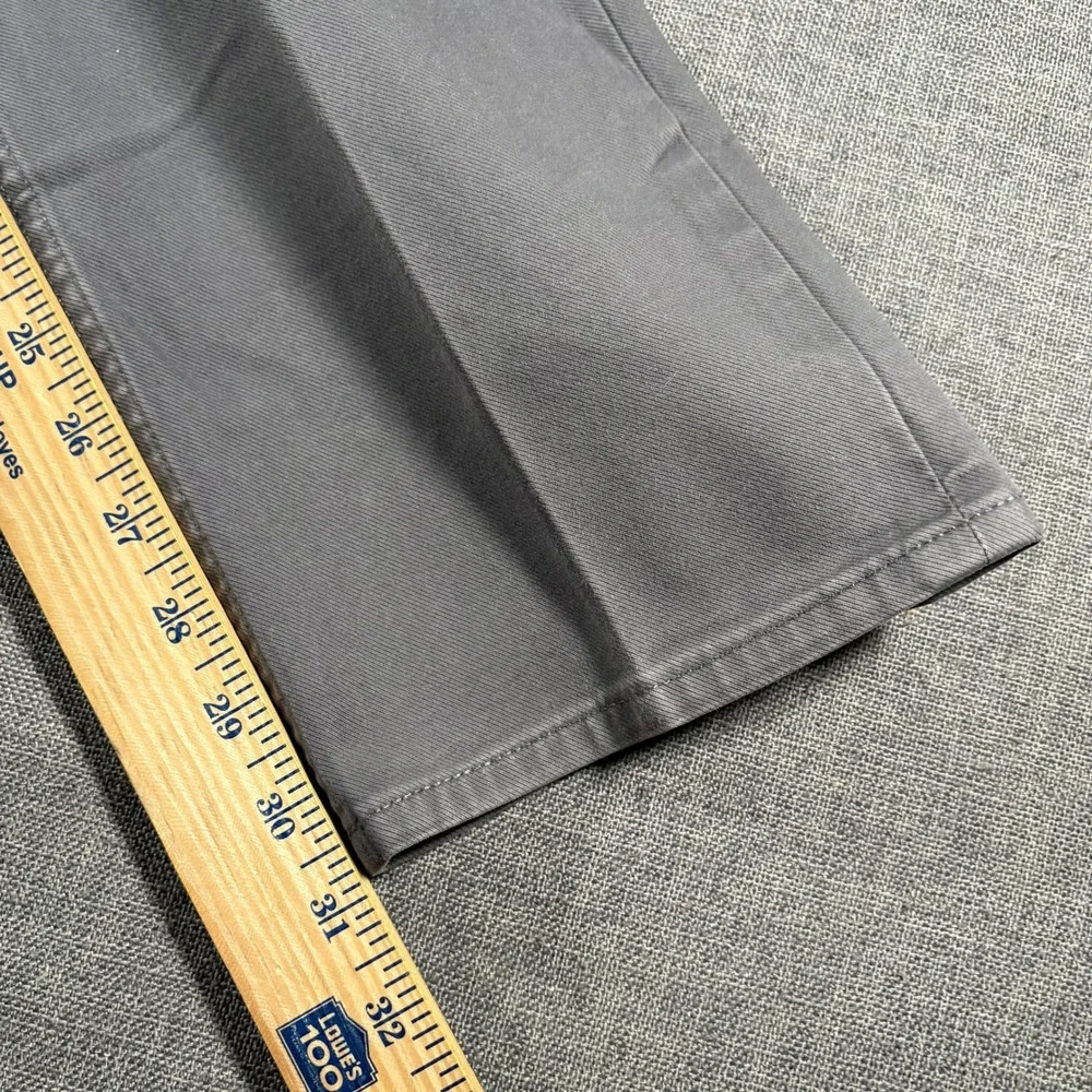 Banana Republic‎ Traveler Pants Mens 35x32 Grey Slim Fit Chinos Stretch 11427